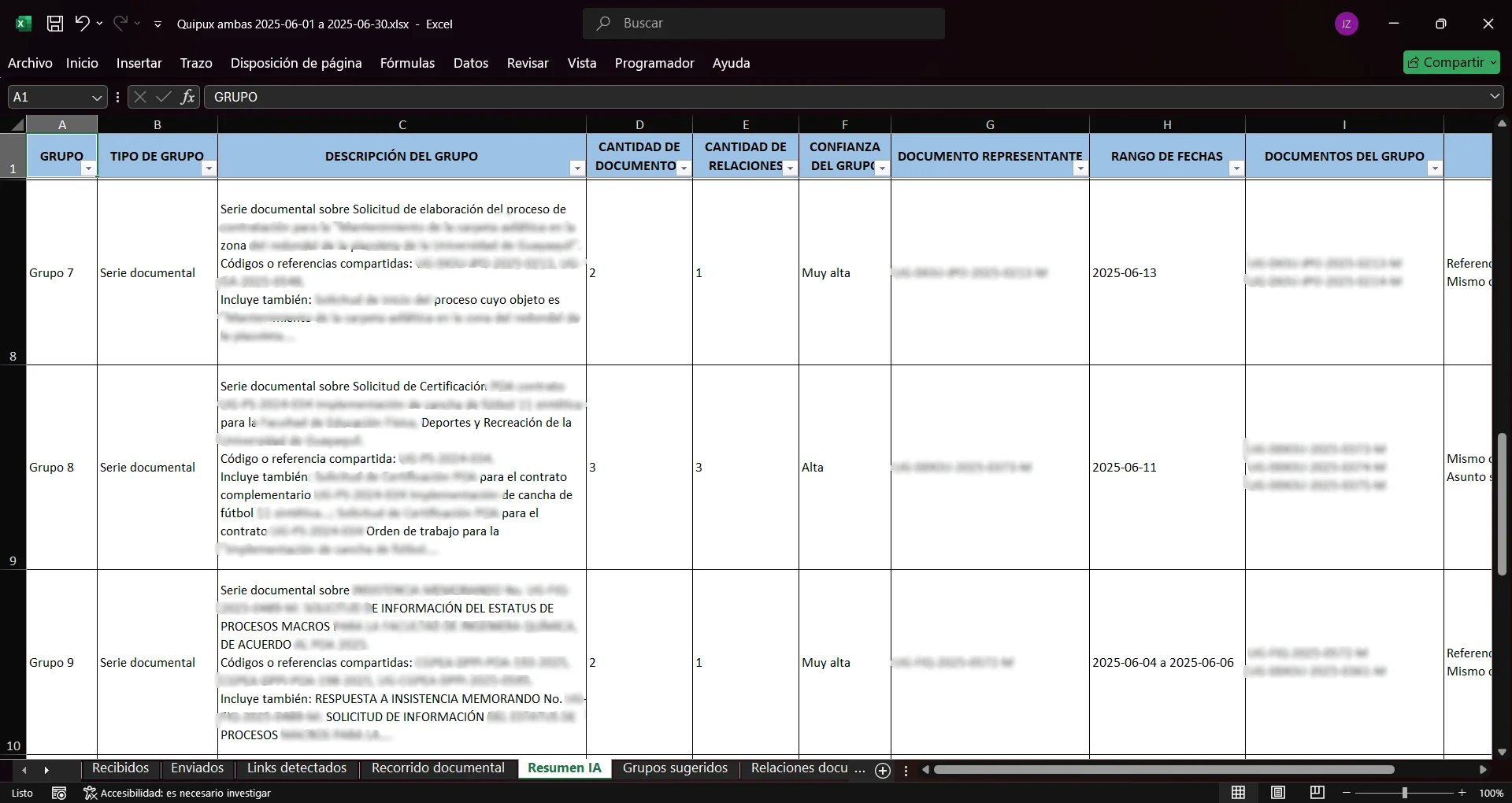 Resumen IA de QX - Extractor Quipux